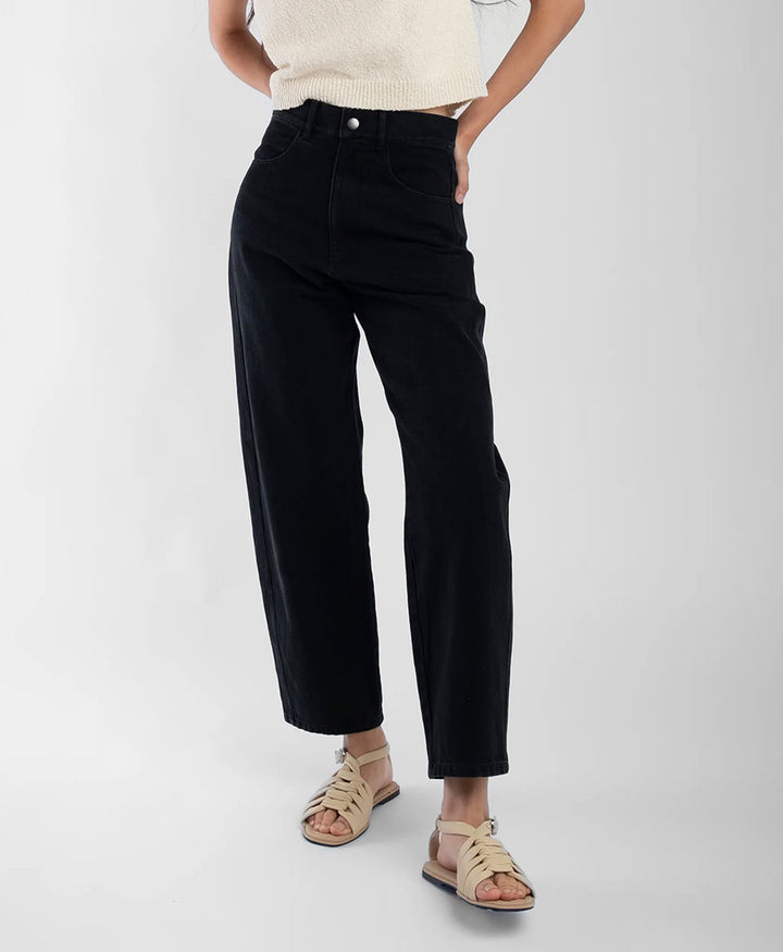 Denimhose - Faded Black Panel Jean