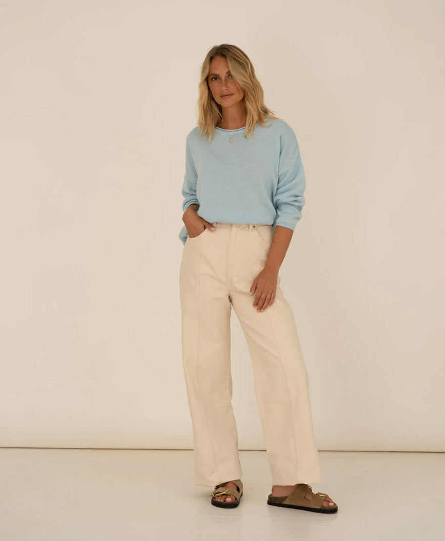 Helle Denim Hose Elsa - Weiss