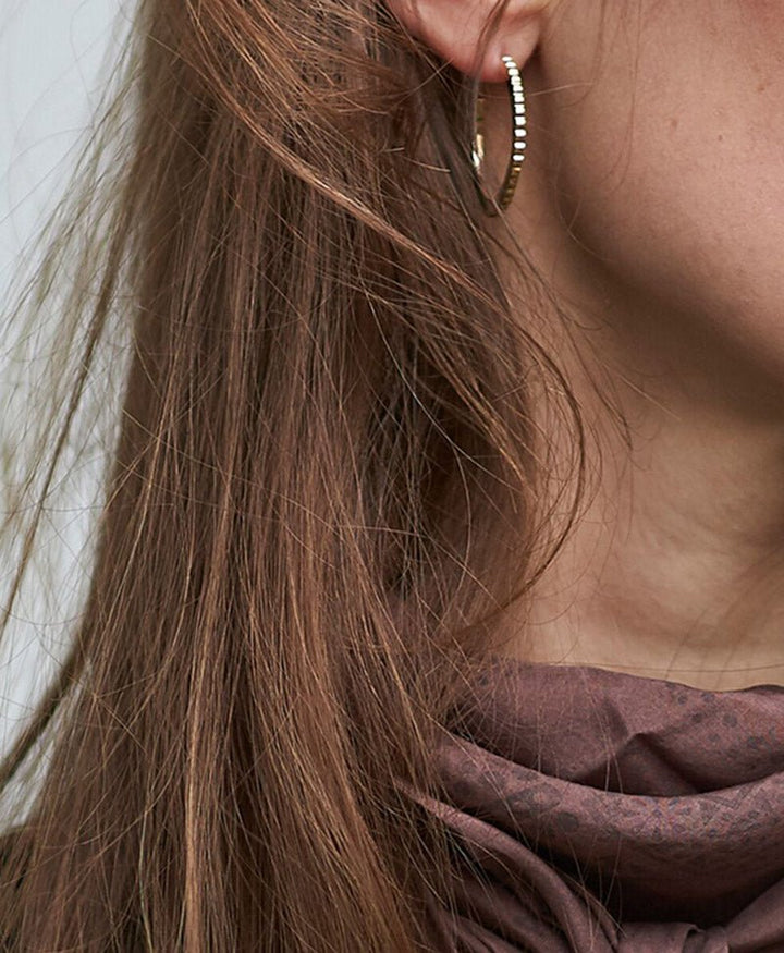 INGRANAGGI Hoop - Ohrringe vergoldet - V Design Lab - clomes