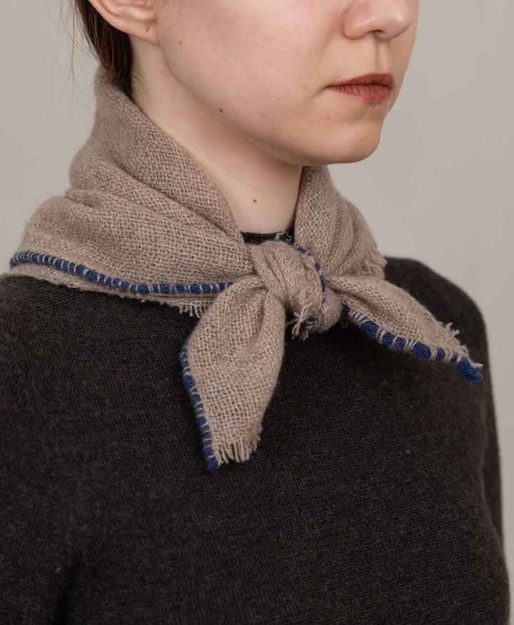 Mini Kaschmirfoulard Noma - Beige