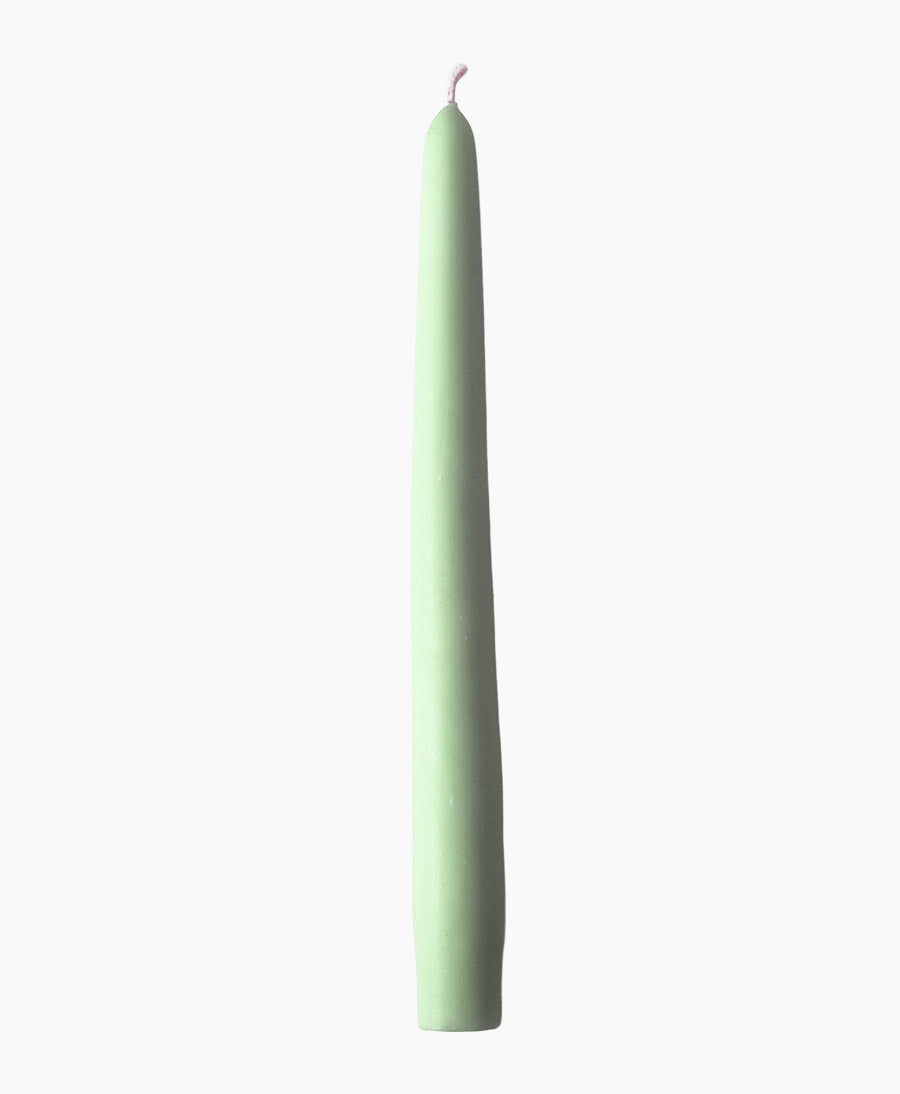 Dicke Stabkerze - Pastellgrün
