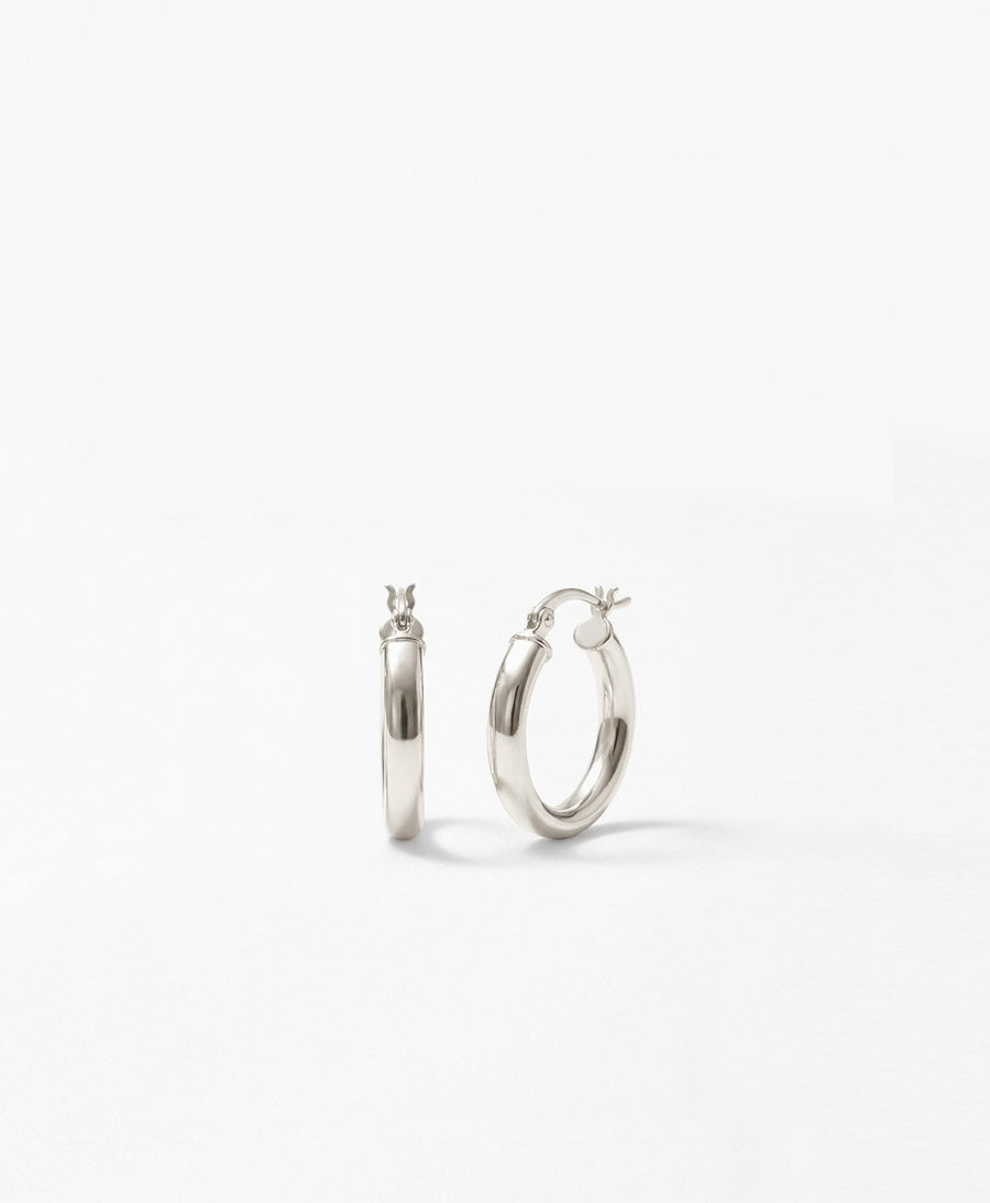Ohrringe / Creolen - 20mm - Silber
