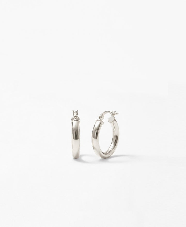 Ohrringe / Creolen - 20mm - Silber