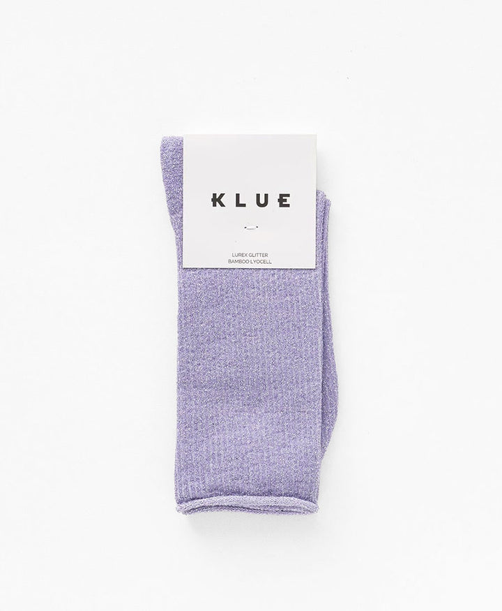 Glitzer Socken Lyocell - Flieder
