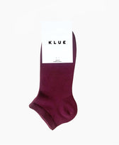 Knöchelsocken Lyocell Klue in Burgunderrot