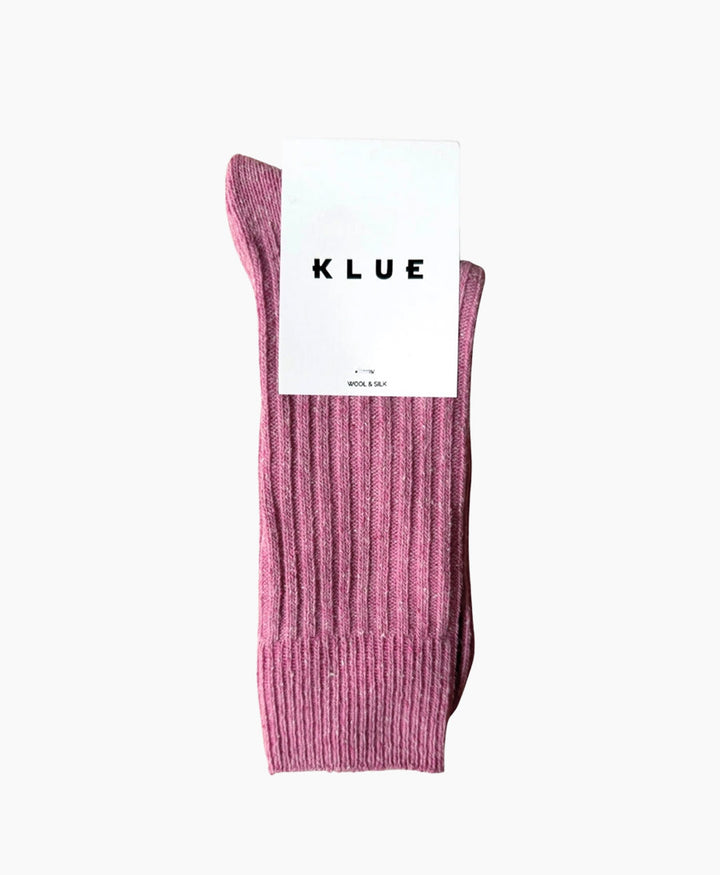 Socken Seide &amp; Wolle - Altrosa