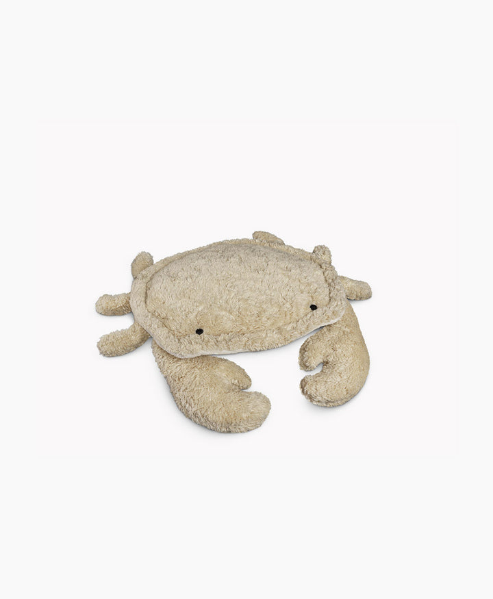 Krabbe (klein) Kuscheltier &amp; Wärmekissen - Beige