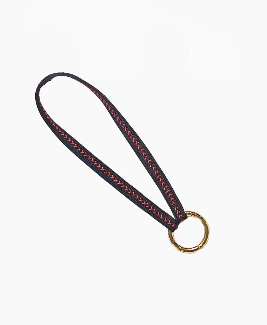 Kurzes Schlüsselband "Zahra Mini" mit vergoldetem Karabiner - Love