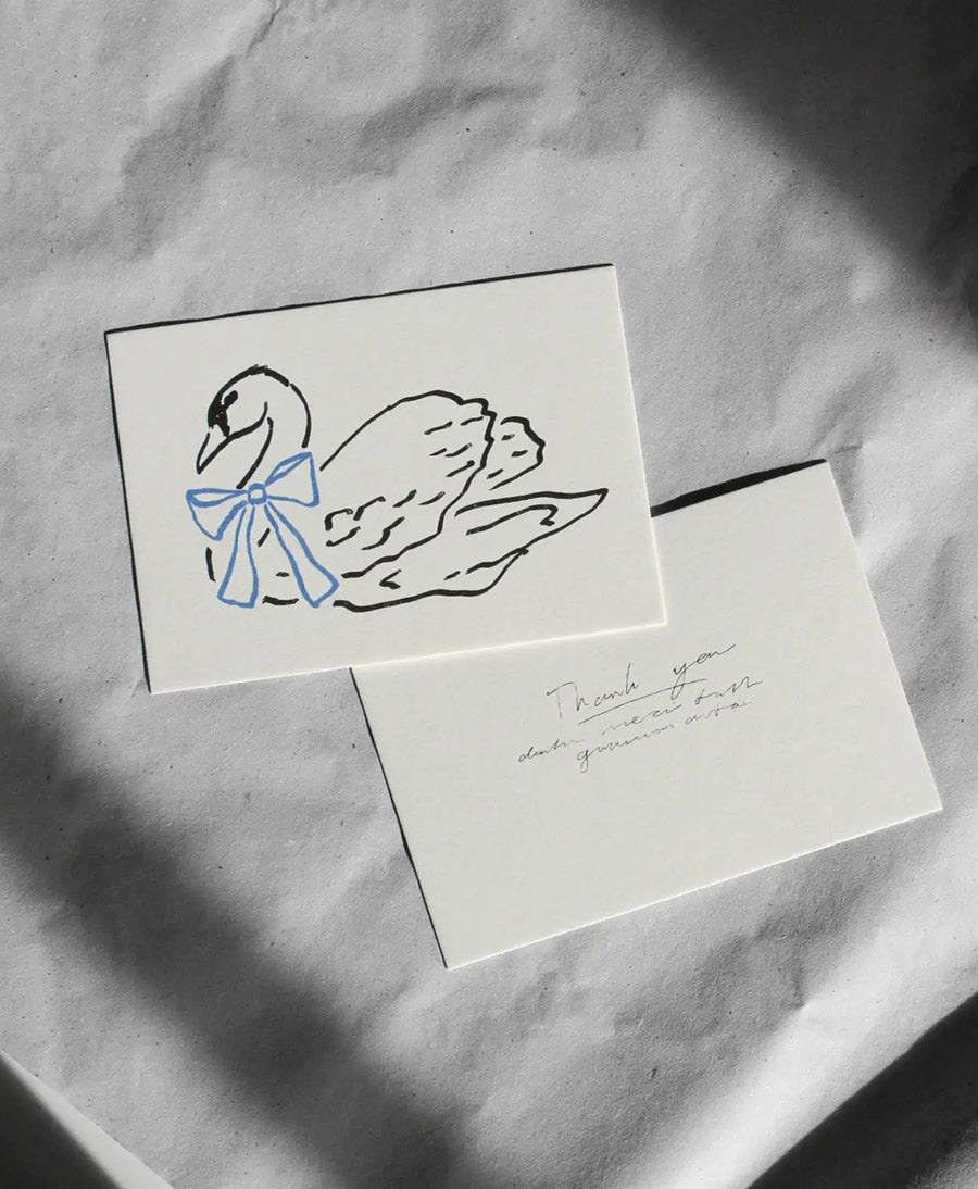 Postkarte "Schwan"