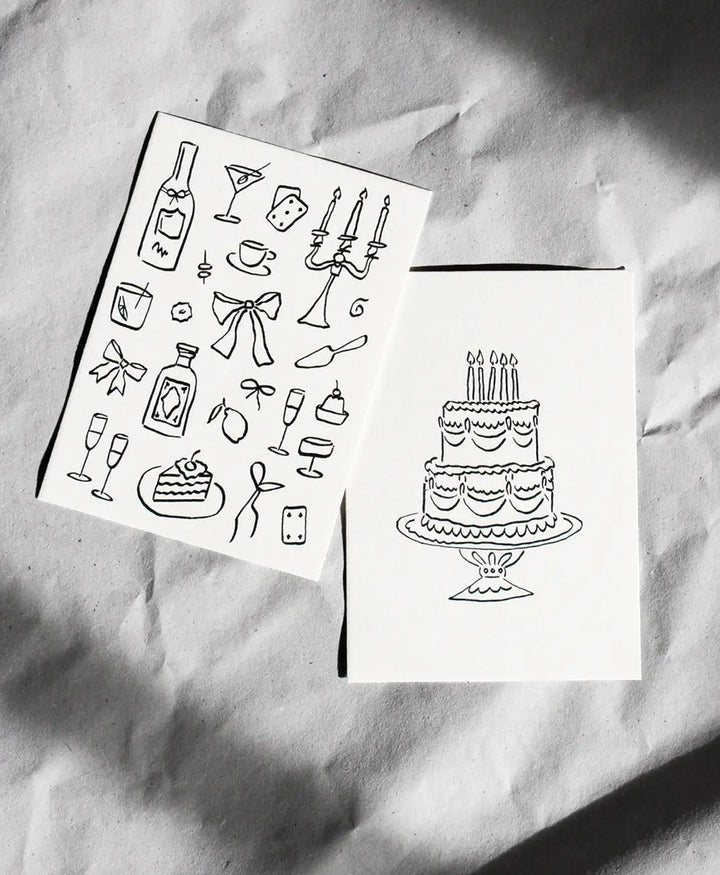 Postkarte "Torte"