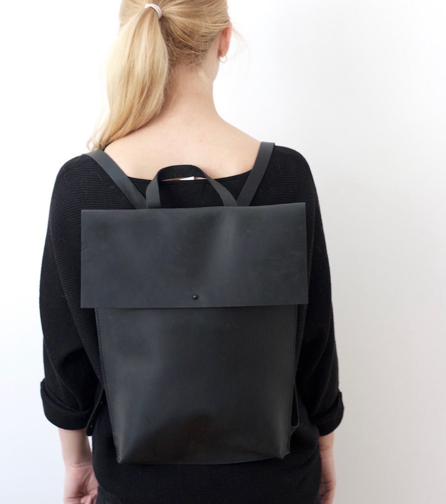 Lederrucksack Schwarz von MATINE - Secondhand - MATINE - clomes