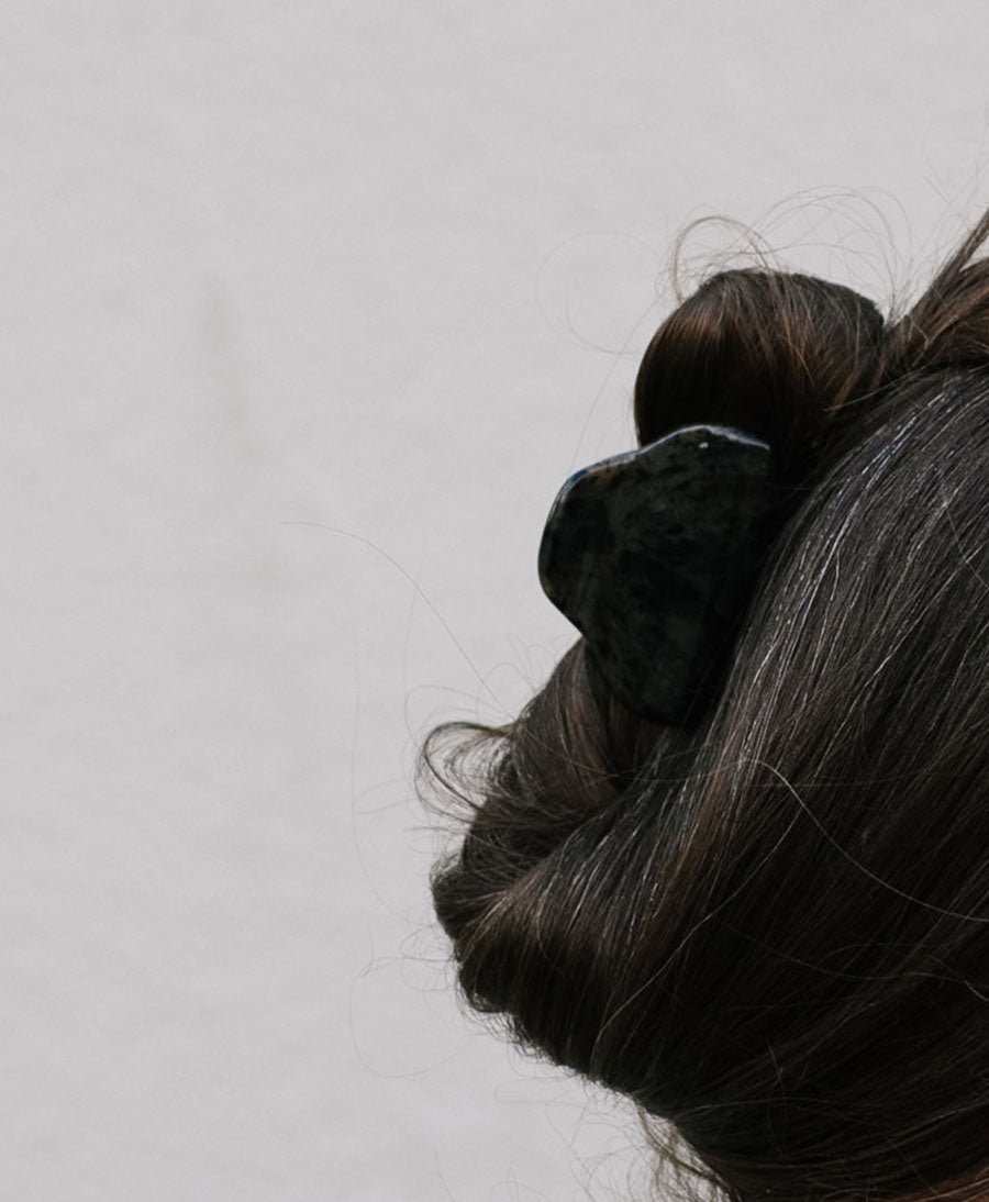 Haarklammer LIV - Granit Noir