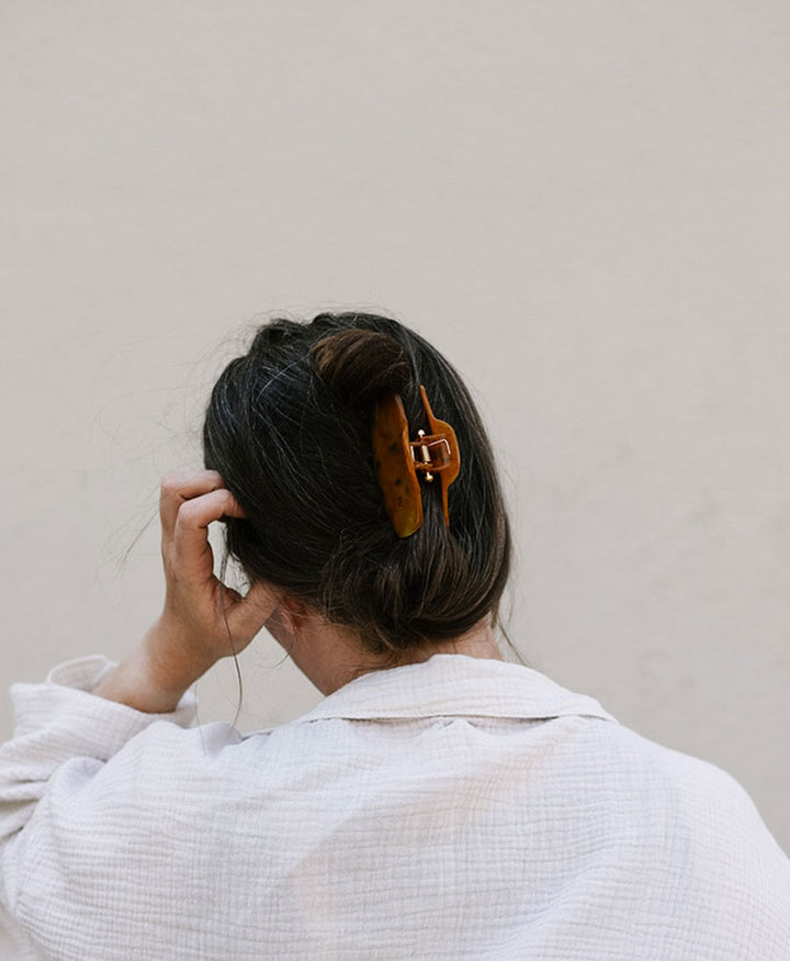Haarklammer LIVA - Cognac Tortoise