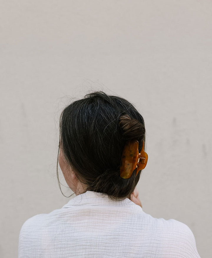 Haarklammer LIVA - Cognac Tortoise