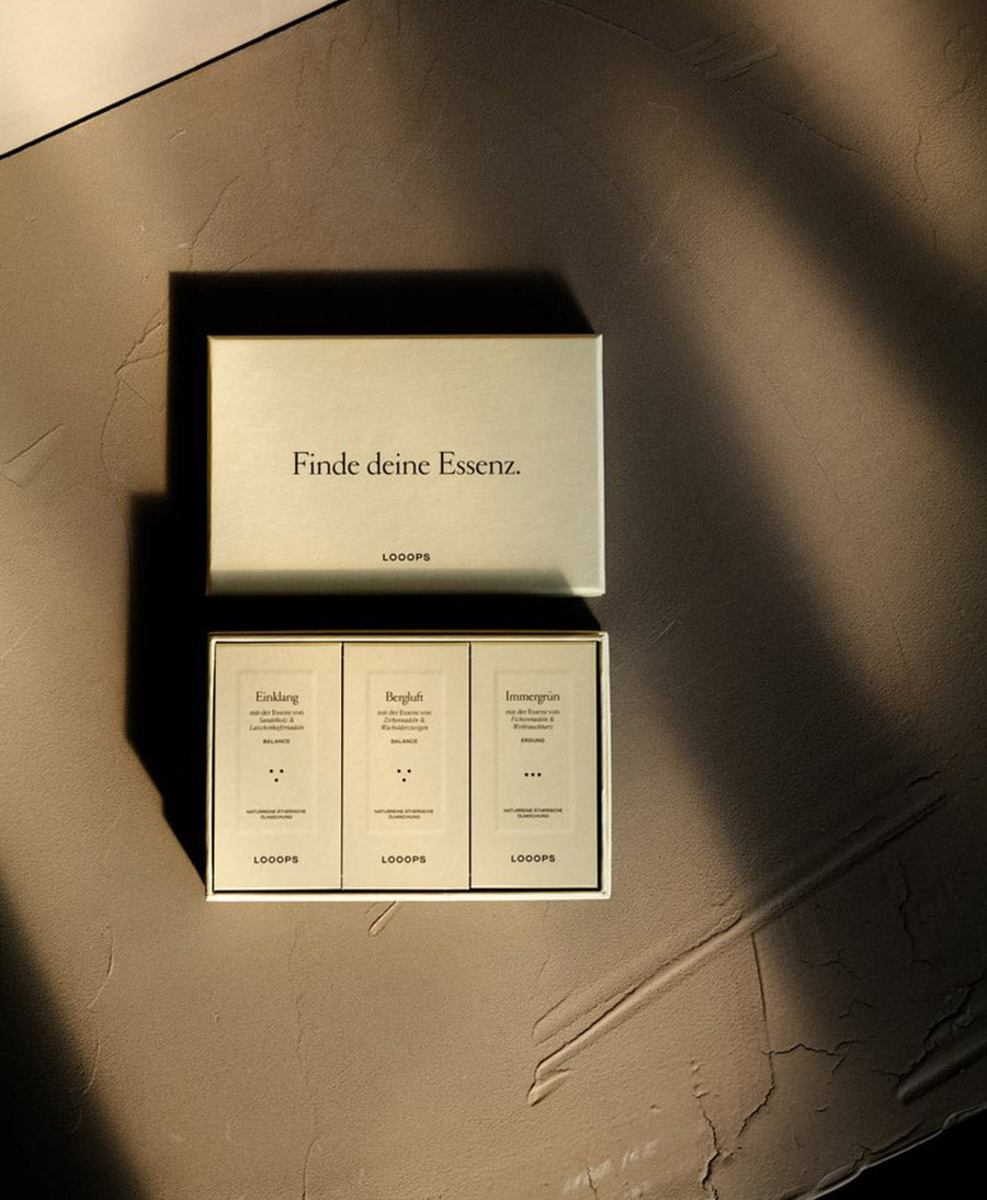 Geschenkbox "Klassiker" mit 3 ätherische Ölmischungen