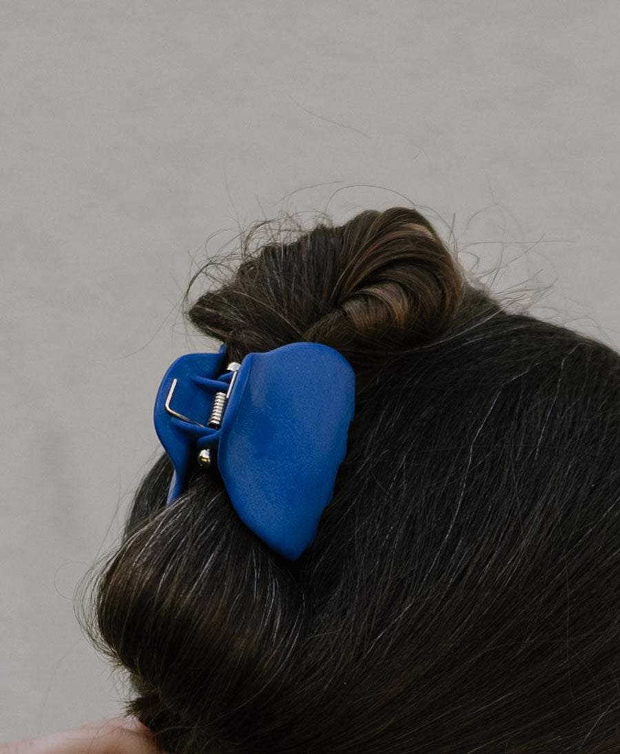 Haarklammer LIV - Mattes Royalblau