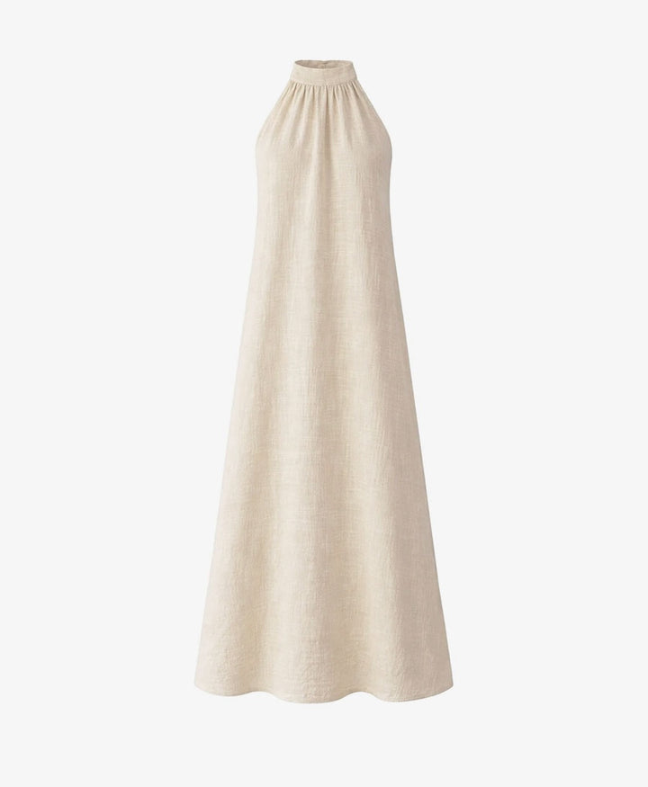 Langes Kleid Maxi Dress aus Bio-Baumwolle - Ecru