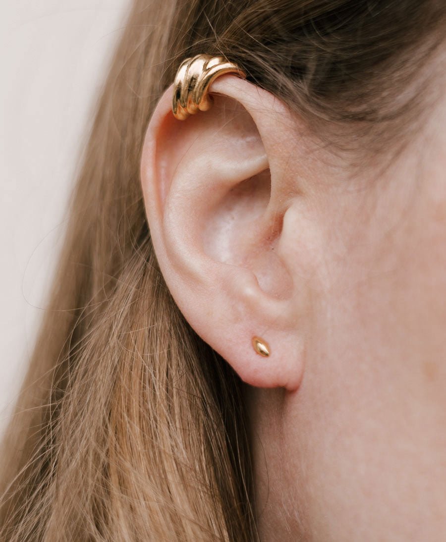 Mini Ohrstecker EBY - Vermeil - Clomes - clomes