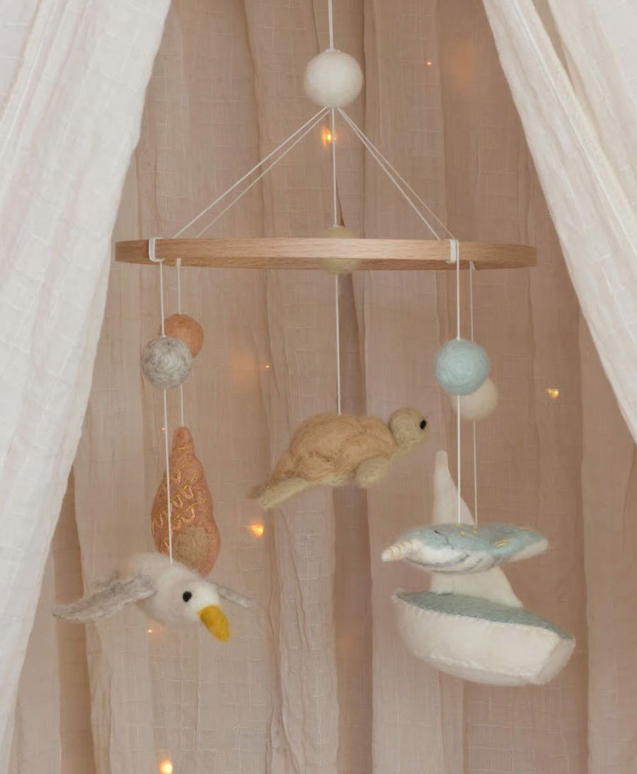 Baby Mobile aus Filz - Kleiner Matrose