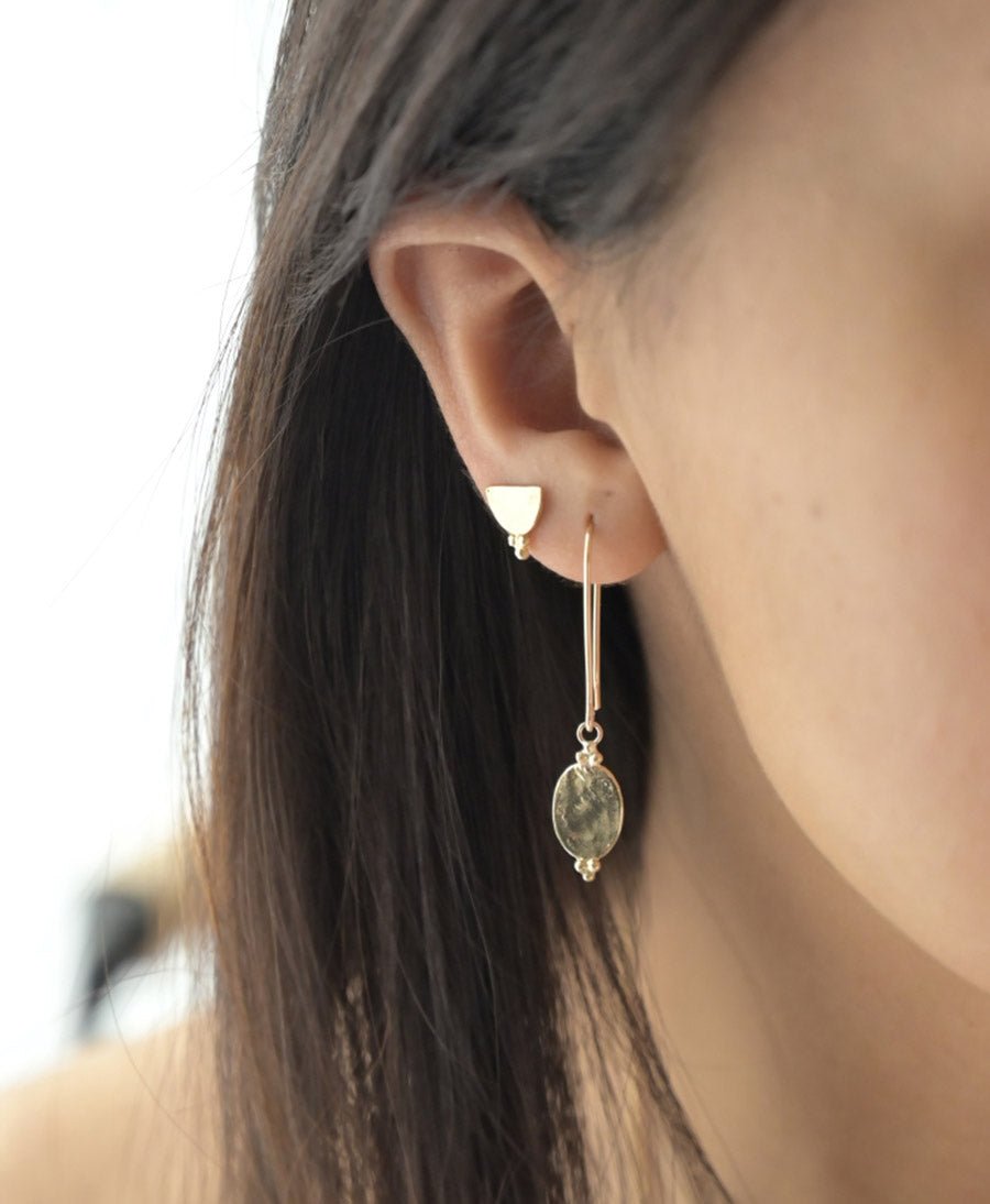Ohrstecker Gold "Ornate Dainty Stud" - Wild Fawn - clomes