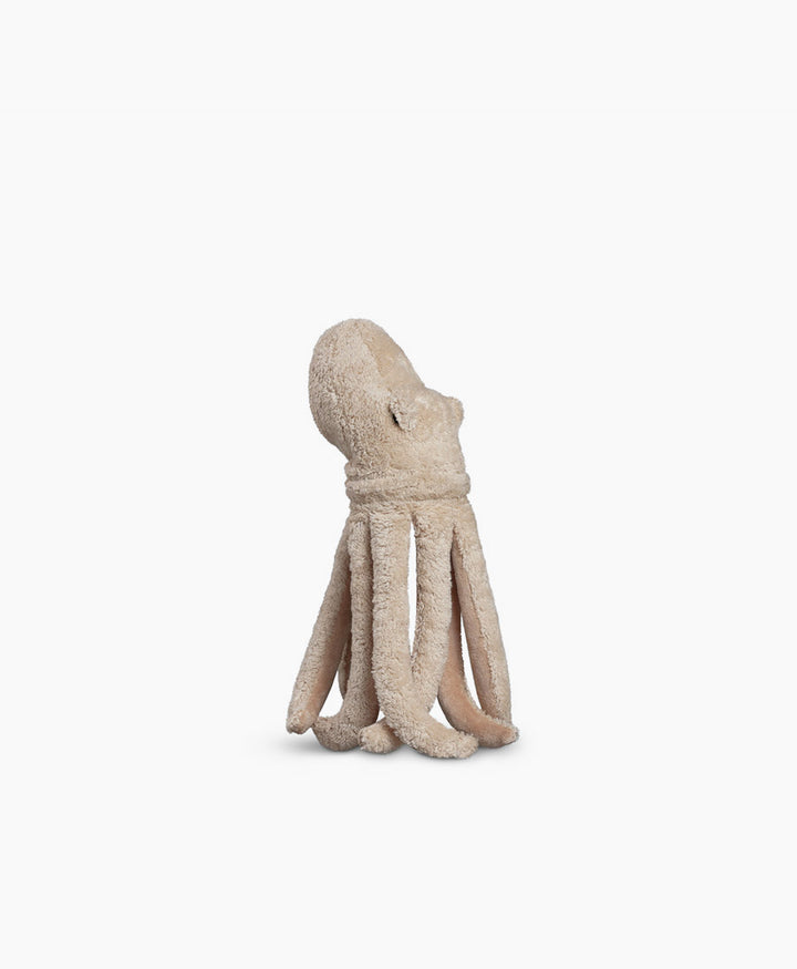 Oktopus (klein) Kuscheltier &amp; Wärmekissen - Puder