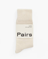 Socken Alpaka Pairs in Creme