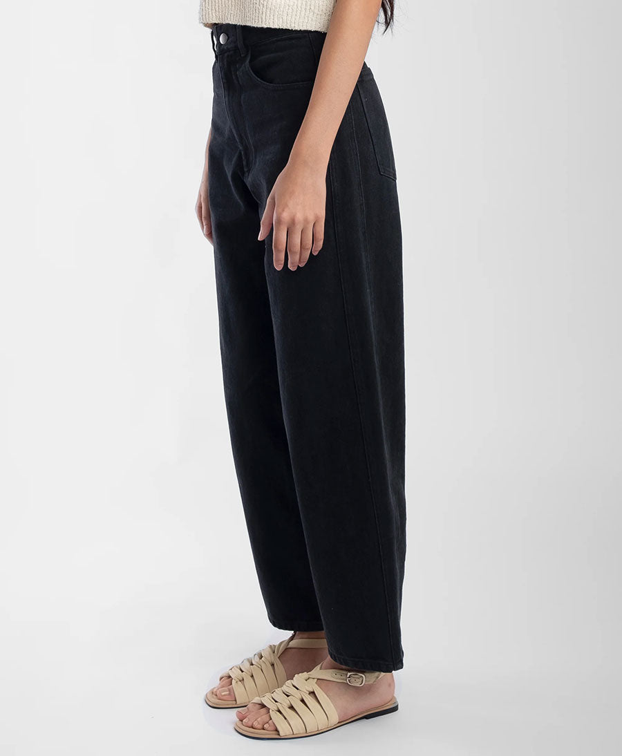 Denimhose - Faded Black Panel Jean