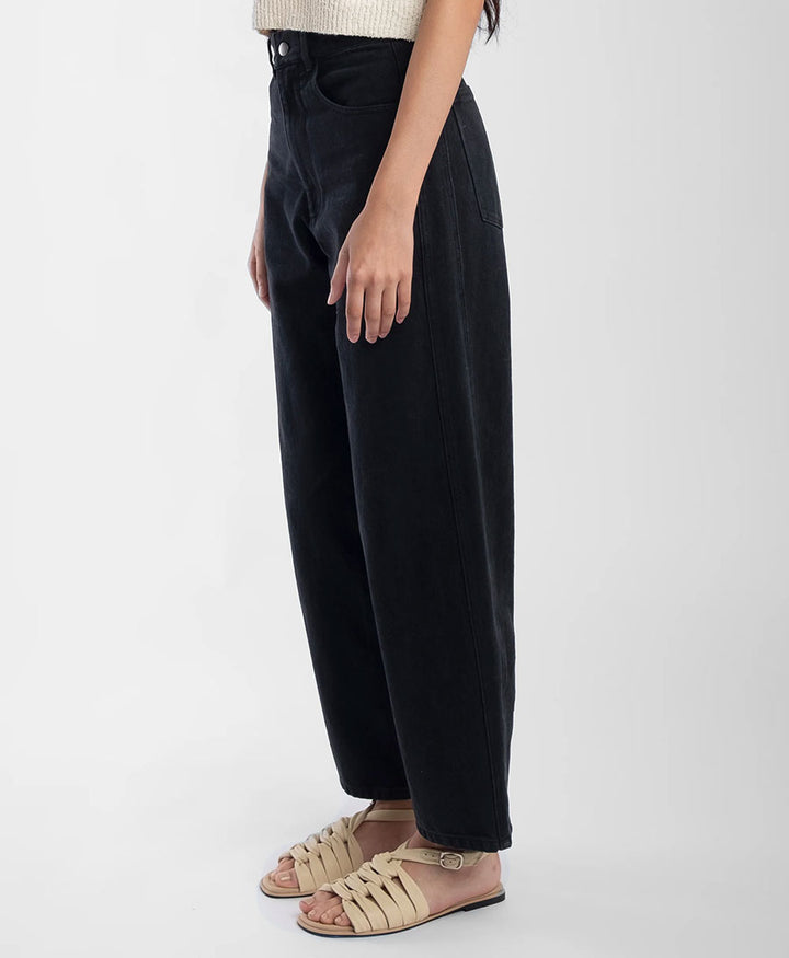 Denimhose - Faded Black Panel Jean