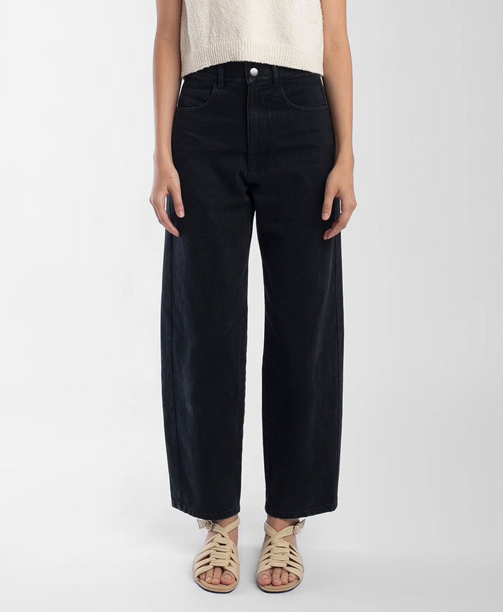 Denimhose - Faded Black Panel Jean