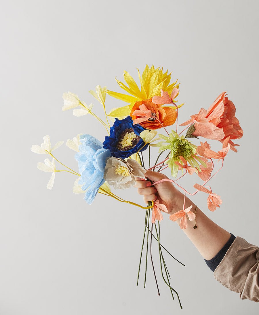 Papierblume Mohn / Poppy Orange - Studio About - clomes