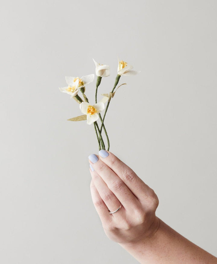 Papierblume Schneeglöckchen Galanthus Snowdrop x5 - Studio About - clomes