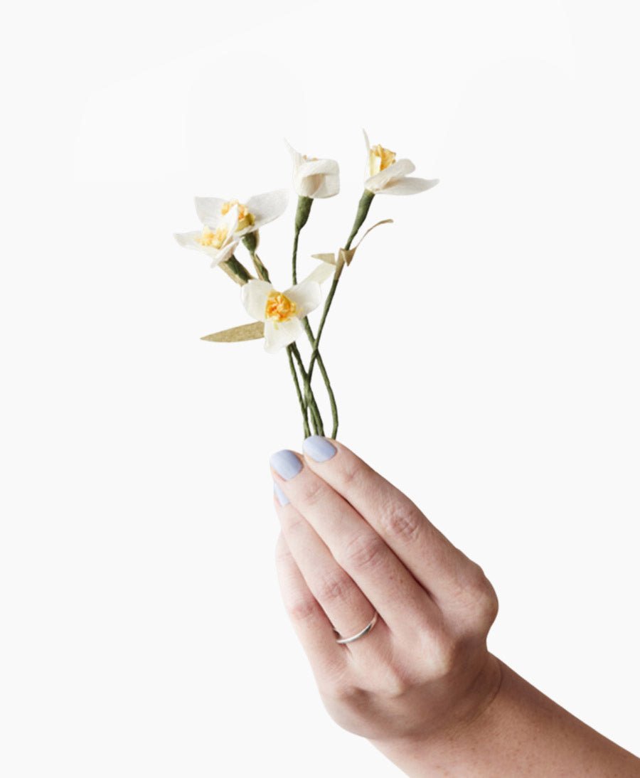 Papierblume Schneeglöckchen Galanthus Snowdrop x5 - Studio About - clomes