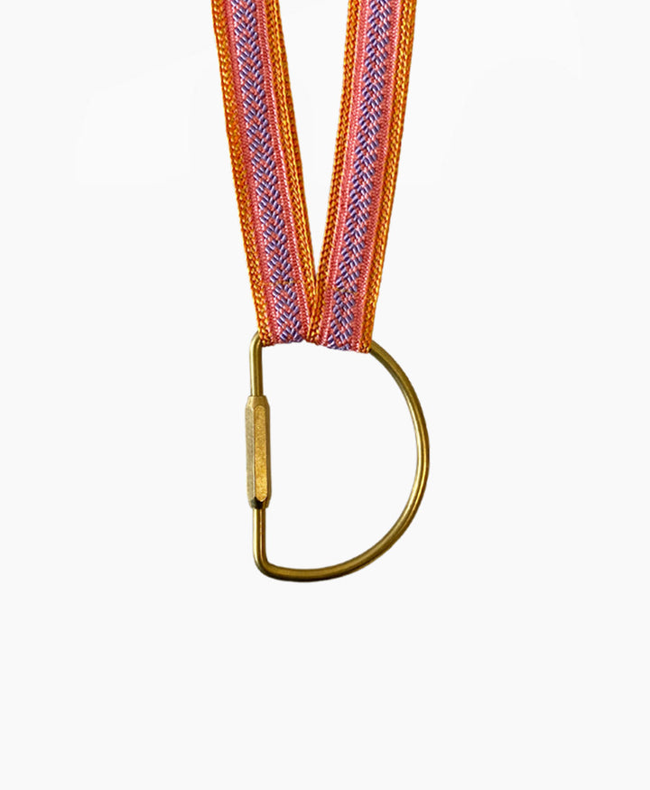 Schlüsselband HALFMOON Messing - Rainbow