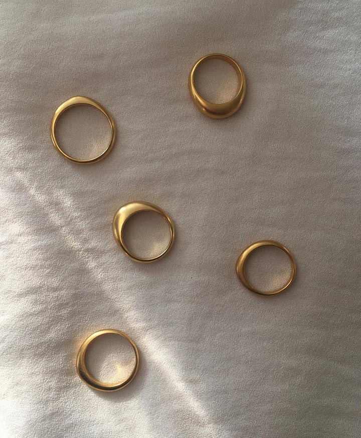 Ring "JOA" vergoldet - BAIUSHKI - clomes