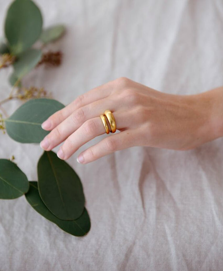 Ring "JOA" vergoldet - BAIUSHKI - clomes