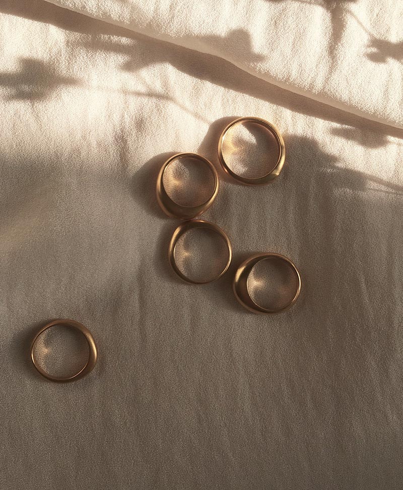 Ring "JOA" vergoldet - BAIUSHKI - clomes