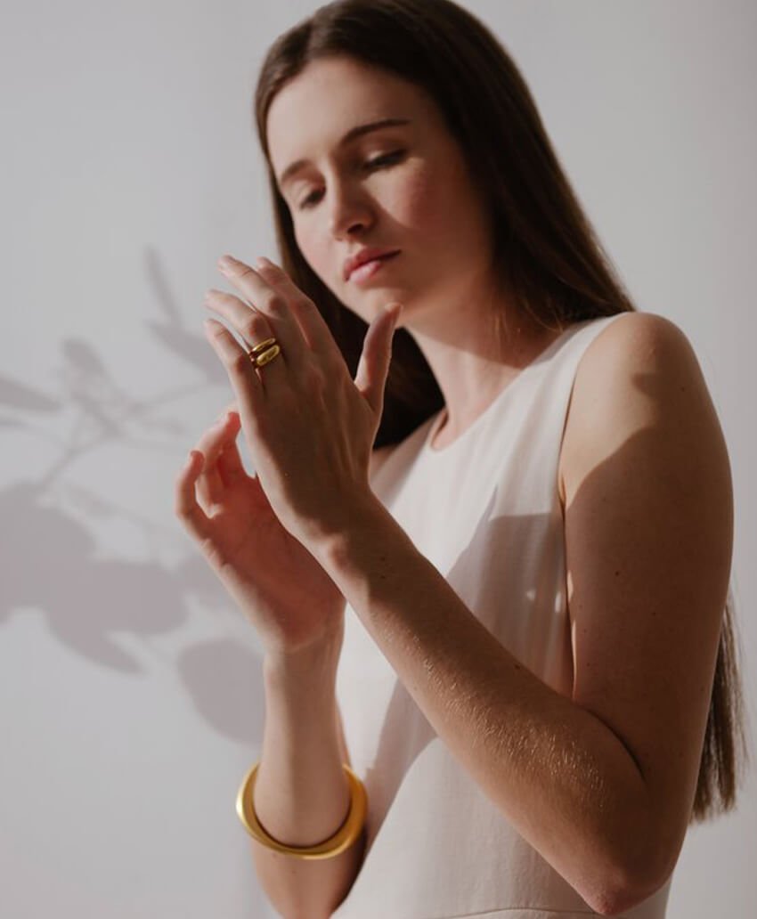 Ring "JOA" vergoldet - BAIUSHKI - clomes