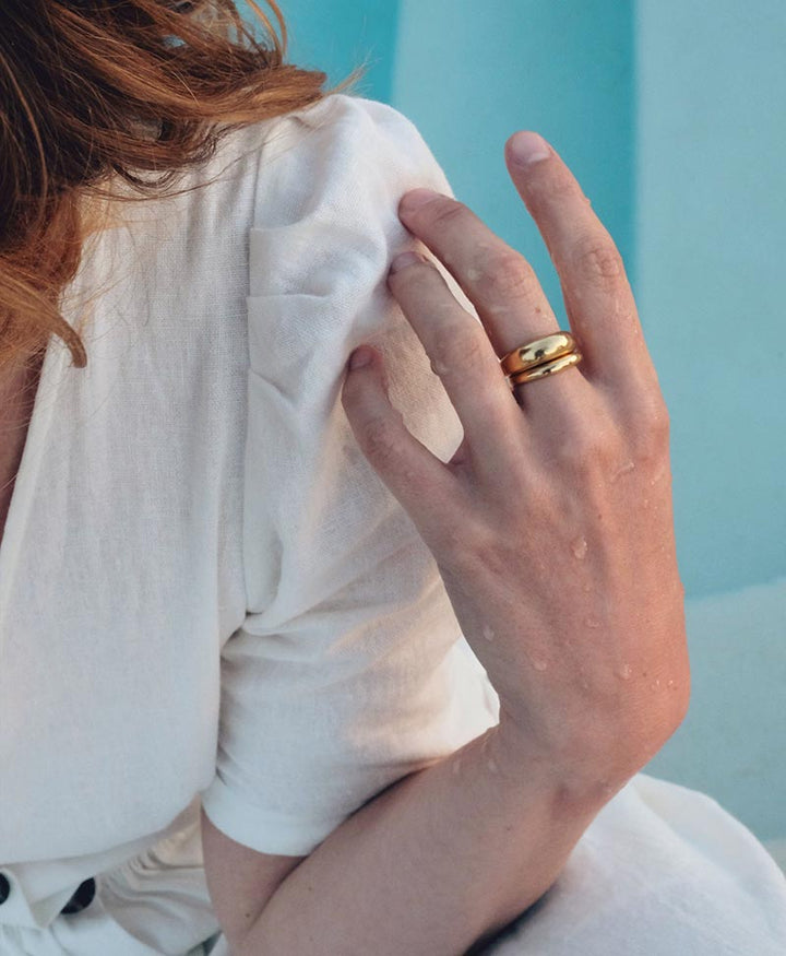 Ring "JOA" vergoldet - BAIUSHKI - clomes