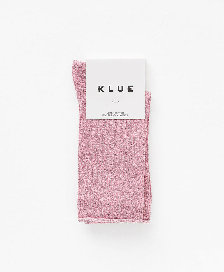 Glitzer Socken Lyocell - Rosa