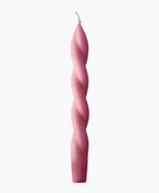 Spiralförmige Kerze Allumee in Rosa