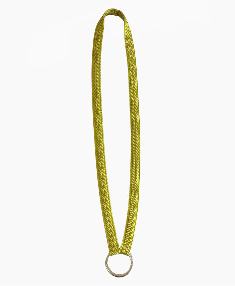 Schlüsselband mit silbernem Schlüsselring - Lime