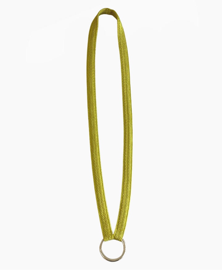 Schlüsselband mit silbernem Schlüsselring - Lime