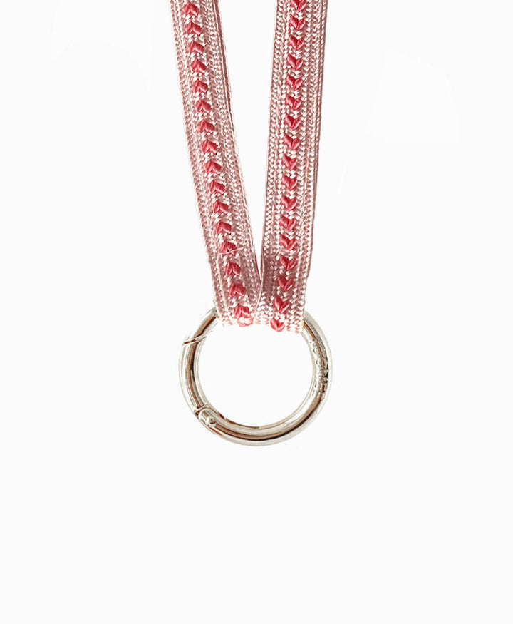 Schlüsselband silbriger Karabiner - Bisou