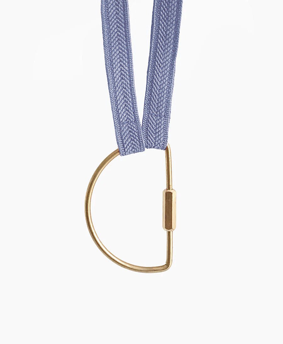 Schlüsselband HALFMOON Messing - Sky Blue - YOOMEE - clomes