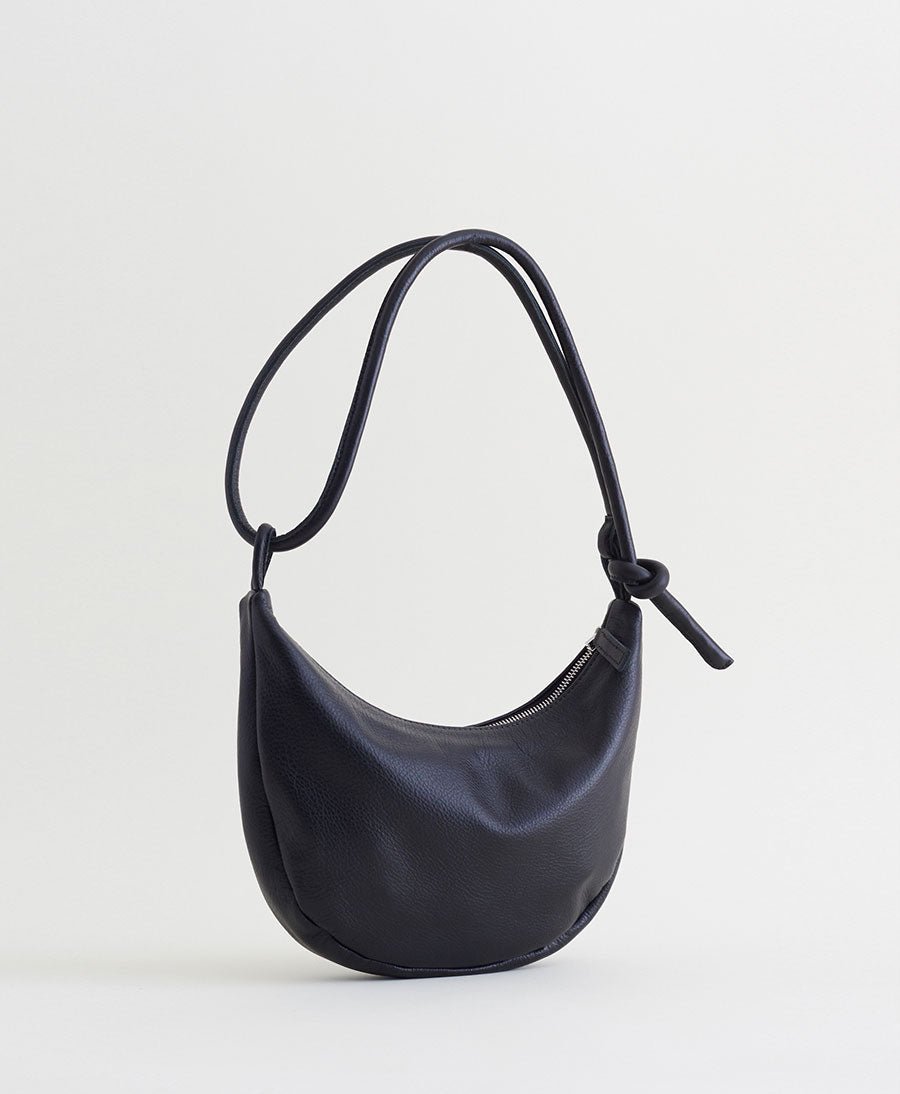 Schultertasche &amp; Umhängetasche Bow - Leder, schwarz - Are Studio - clomes