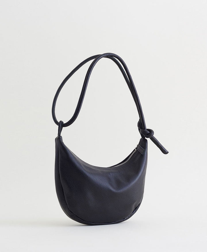 Schultertasche &amp; Umhängetasche Bow - Leder, schwarz - Are Studio - clomes