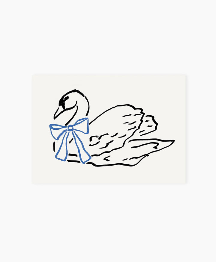 Postkarte "Schwan"