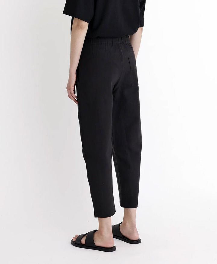 Stoffhose Signature Elastic Pull - Up Trouser - Schwarz - 7115 by Szeki - clomes