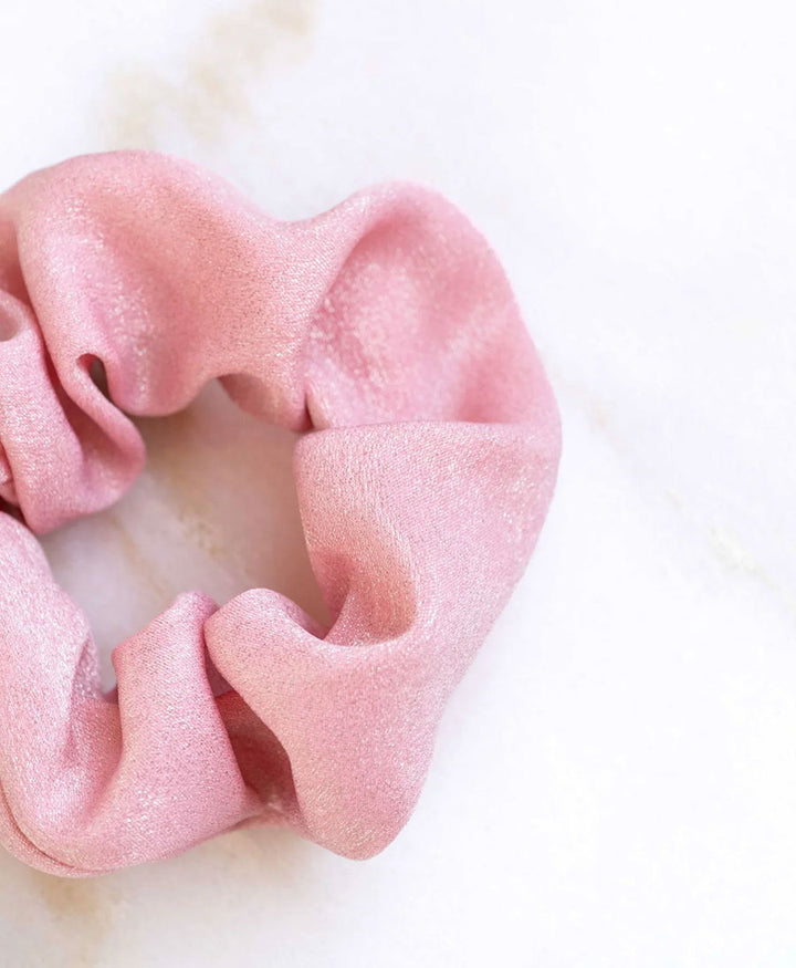 Medina Scrunchie Glitzer - Rose