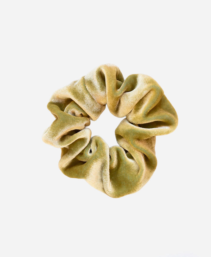 Medina Scrunchie Velvet aus Samt (Seide/Rayon) - Pistachio